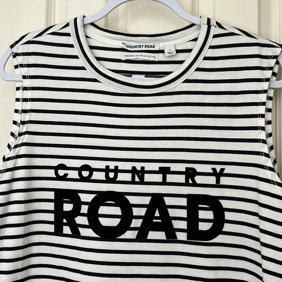 COUNTRY ROAD striped logo Dress - Picture 2 of 2